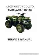 Aeon Overland 125-180 Service Manual