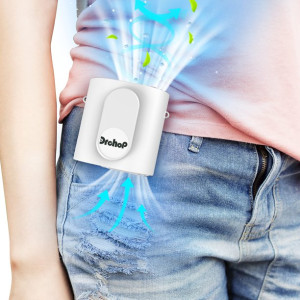 Portable Waist Fan, 3 Speeds Hands Free Necklaces Fan, 9600mAh Rechargeable Battery Operated Wearable Personal Fans