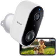 Arenti Wireless Outdoor Security Camera, GO1 Wifi Rechargeable Battery Powered Night Vision 2-Way Audio AI Motion Detection Surveillance Camera