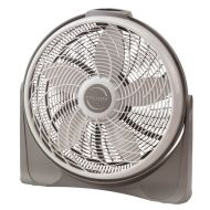 Lasko 20" Cyclone® Air Circulator Pivoting Floor Fan with Remote and Timer, 3542, Gray