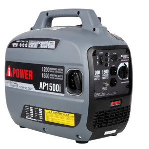 A-iPower AP1500i 1500W Enclosed Digital Inverter Generator in Gray