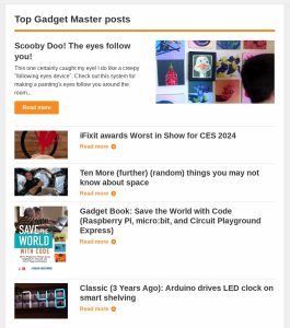 Get the Gadget Master newsletter!