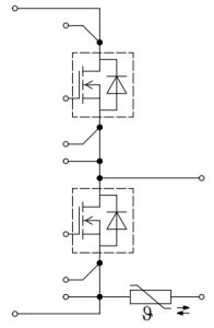 Infineon FF2000UXTR33T2M1 3.3kV SiC module