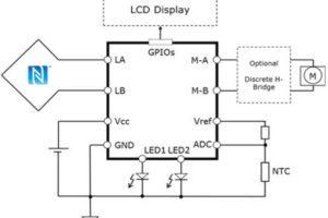 Infineon NGC1081 NFC receiver thermostat example