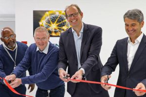 Infineon quantum lab ribbon cut