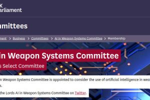 Lords AI weapons committee