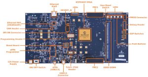 Microchip space fpga PolarFire dev kit