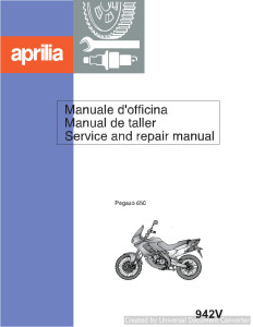 Aprilia_Pegaso_650_1997_Maintenance Manual