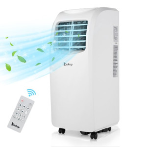 Ktaxon 8000BTU Portable Air Conditioner & Dehumidifier Function Remote W/ Window Kit