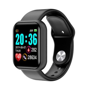 New 2021 Kudo Mart Android Smart Watch Fitness Tracker Heart Rate Monitor Wristwatches for Android and iOS iPhones (KMX8 44mm Black)